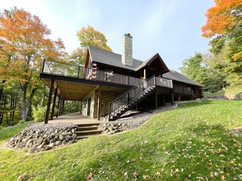 A view of our home from the side yard.