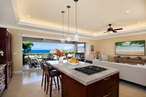 Kitchen with Ocean Views