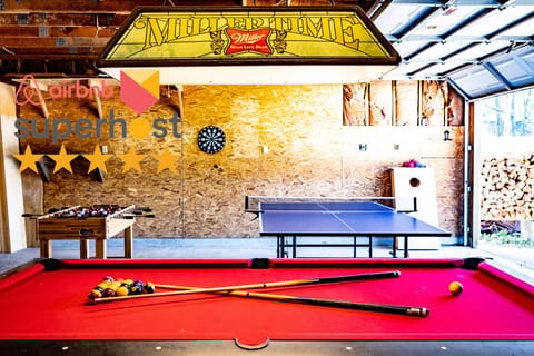 A garage full of fun and games