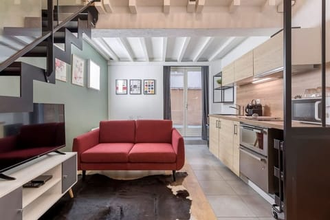 Appartement avec patio, 1 chambre, meublé