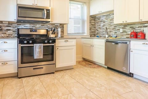 The kitchen comes fully equipped with everything you could need for your stay