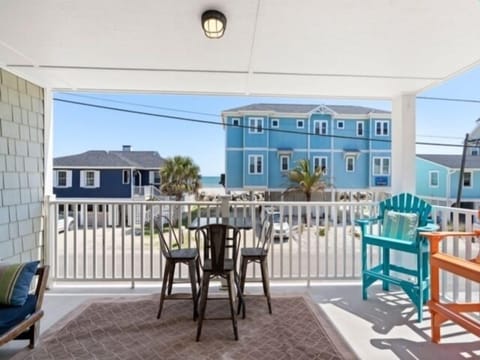 Balcony, Chair, Furniture, Terrace, Indoors