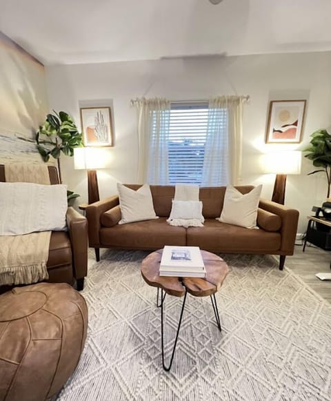 Whether it's a movie night with loved ones or simply lounging and enjoying each other's company, our palm-themed living area is the perfect gathering spot for quality time and making cherished memories.