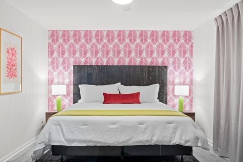 Bedroom with king bed