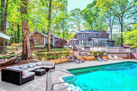 Enjoy a nice cool plunge in our large private over-sized seasonal pool (May-Sep)