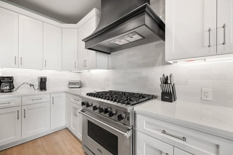 Kitchen with Premier Stainless Steel Appliances