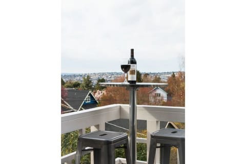 Toast to the sunset and miles of city lights.