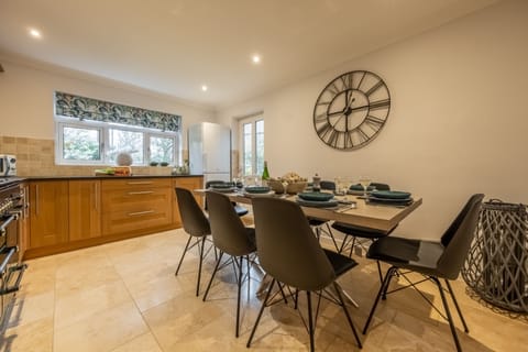 Ground floor: The dining area within the kitchen