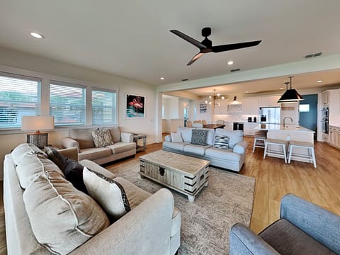Living Room - Two Queen Sleeper Sofas + Smart TV - Third Floor