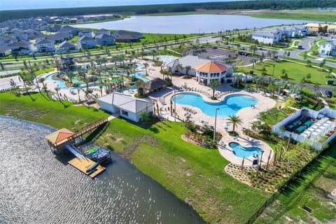 Stunning resort-style pools with waterfront views for ultimate relaxation.