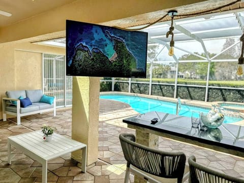 Modern new outdoor kitchen 