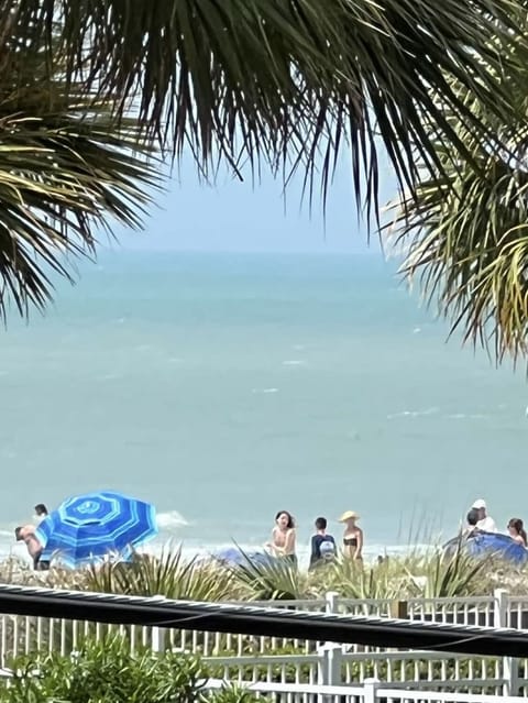 Partial Beach view from
Balcony. 