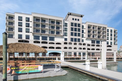 Dive into a sparkling rooftop pool with sunny loungers.
