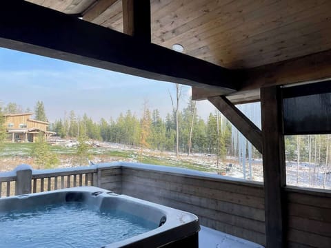 Soak after a long day on the ski hill here!