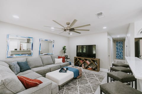 Living room with Smart TV