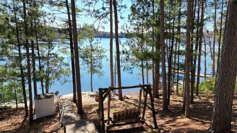 Gorgeous view from the deck after the ice melt!