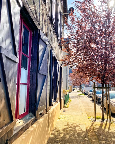 Tree lined promenades of Cormeilles