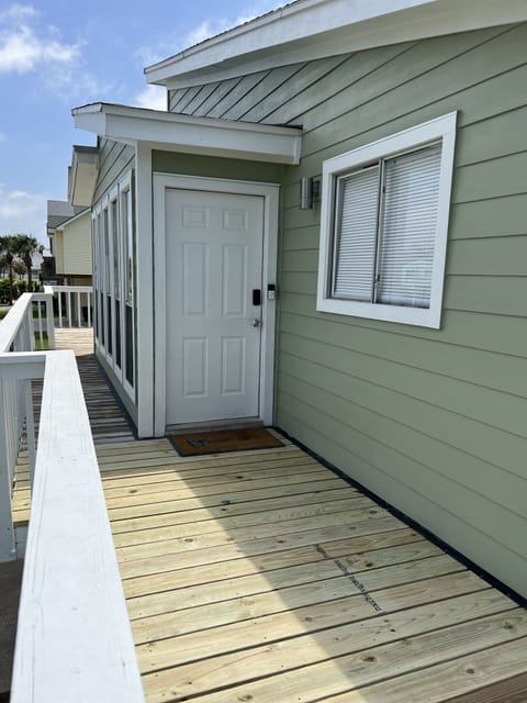 Second floor front door.  