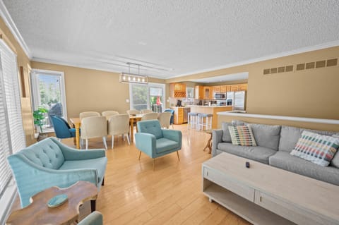 Open concept is perfect for entertaining.