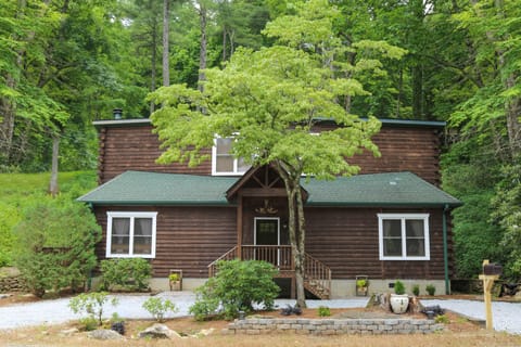 Front exterior and circular driveway