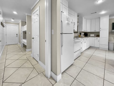 Inlet Dunes #101 | Hallway and Kitchen Area