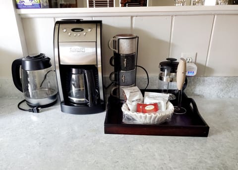 Coffee station.