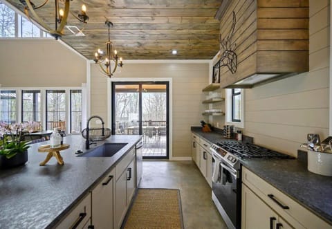 Indulge in the heart of our holiday home: a kitchen ready for gourmet snacks or full feasts.