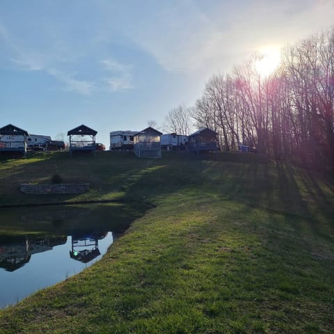 Enjoy beautiful sunsets from your private deck.