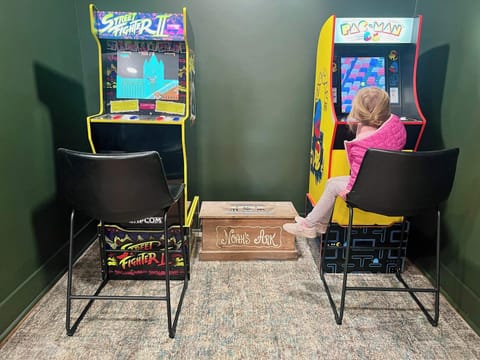Step into the arcade zone for nonstop fun!