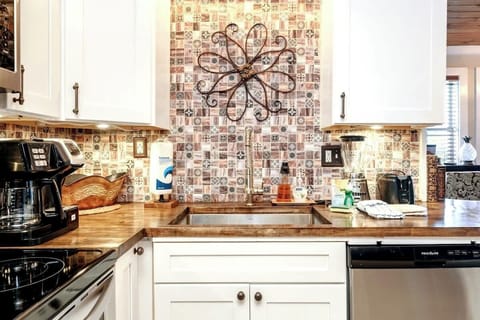 Prep, rinse, and repeat - our kitchen sink makes cleanup easy.