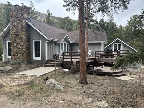 Exterior with deck entry