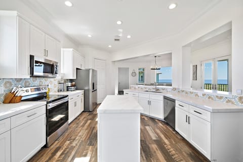 Bay views from kitchen