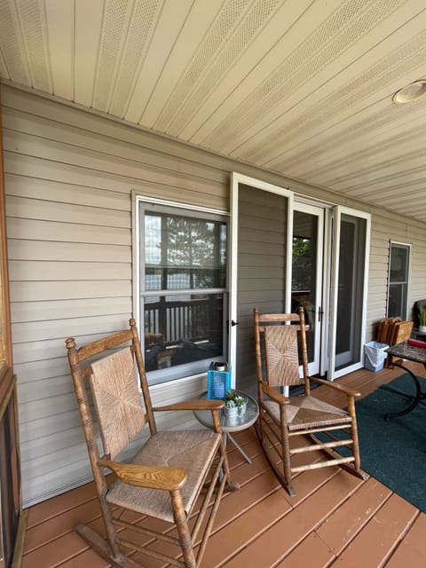 Our porch located on the Main Level.