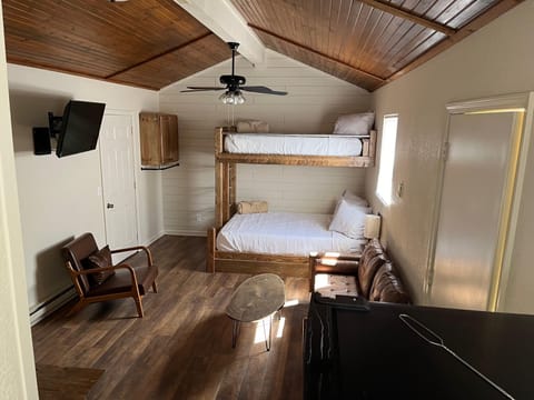 Living Area and Sleeping Area