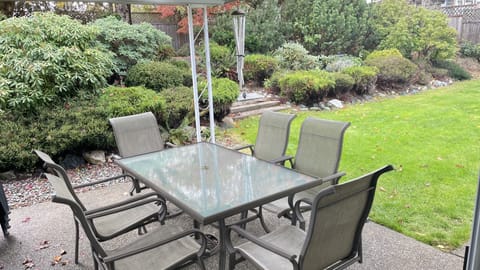 Outdoor patio off kitchen.