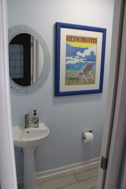 First floor half bath