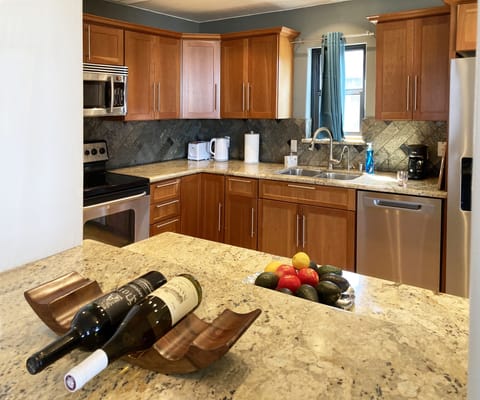 Kitchen view from the bar