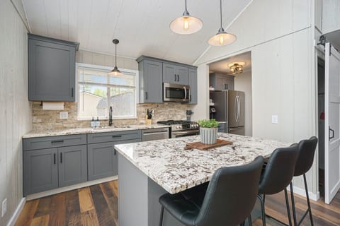 Kitchen with island seating