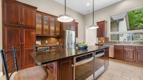 Kitchen on main level