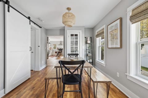 Elegant dinner parties, or intimate meals - both are easy in this beautiful dining room.