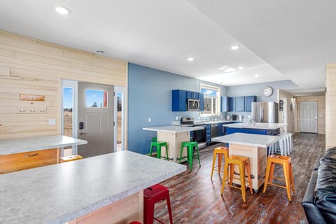 The fully stocked kitchen has everything you need to make a great meal