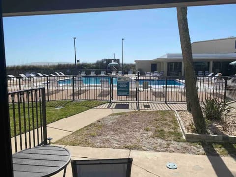 View from condo patio