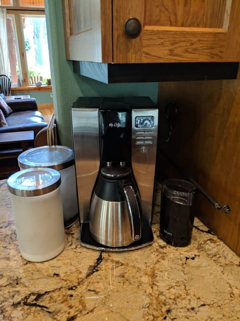 Coffee maker, whole bean French Roast and grinder