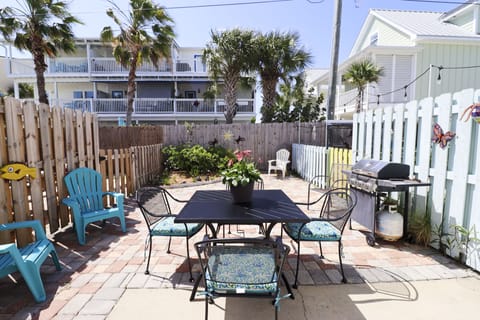 Relax on the back patio!