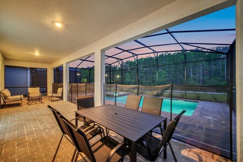 Enjoy the sun and take a dip in our private pool, complete with a comfortable sitting area. Perfect for lounging and soaking up the Florida sunshine.