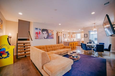 City living redefined: Immerse yourself in the beauty of Denver from the living room of this 3-bedroom rooftop retreat.
