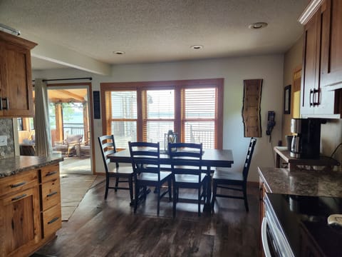 New flooring in kitchen and pub table area in 2024!