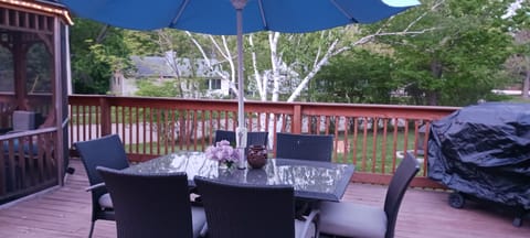 attached deck with gazebo