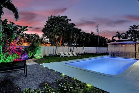 Sunsets in the pool!