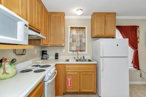 You'll enjoy staying in and cooking in the fully stocked kitchen